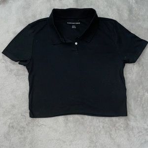 Collared Black Shirt
